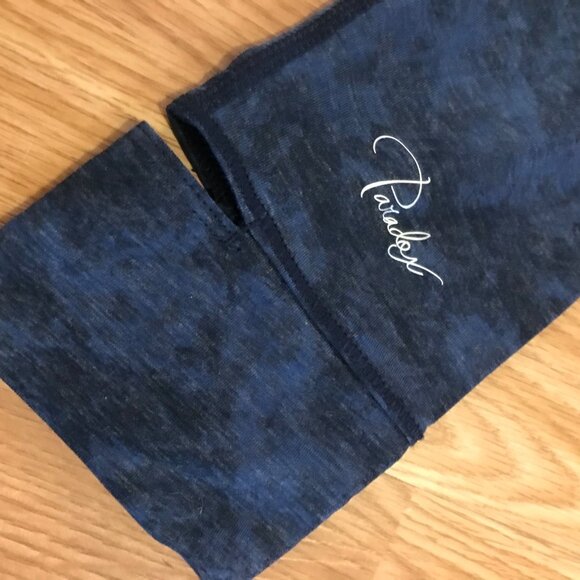 Paradox Mens Blue Camo Quarter-Zip Long Sleeve Shirt XL Polyester & Merino Wool - Picture 4 of 9